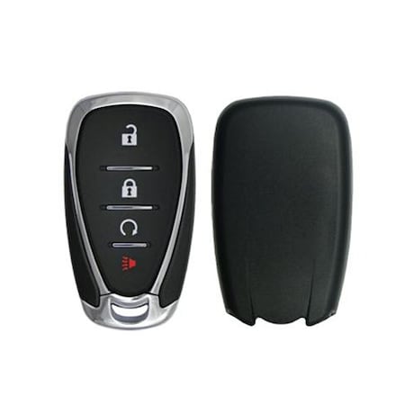 Keyless Factory 2017-2021 Chevrolet / 4-Button Smart Key Shell with Insert Key / PN: 13585728 / HYQ4 SKS-GM-ULK211